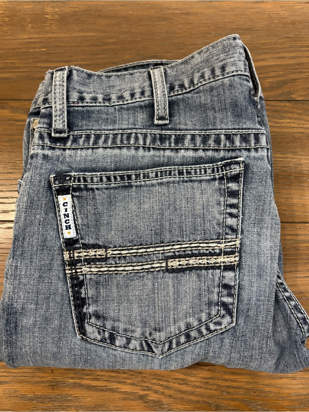 Cinch Men's Light Wash Blue Jeans